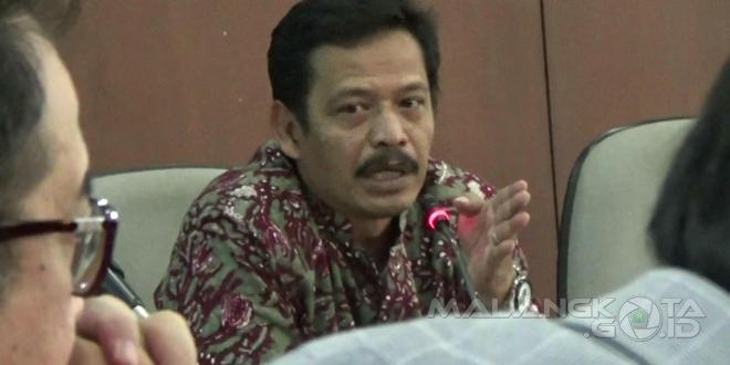 Kepala Bank Indonesia perwakilan Malang, Dudi Herawadi memaparkan berbagai programnya untuk mengantisipasi terjadinya inflasi menjelang bulan ramadan