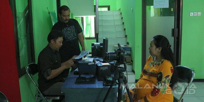 Perekaman KTP-el di Kantor Kecamatan Lowokwaru beberapa waktu lalu