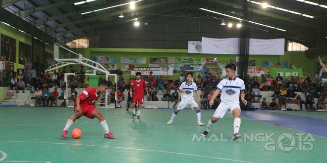 Pertandingan final U-17 Malang Futsal Competition 2016