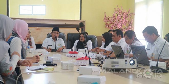 Wakil Wali Kota Malang Drs. Sutiaji memaparkan tentang progres pembangunan di Kota Malang