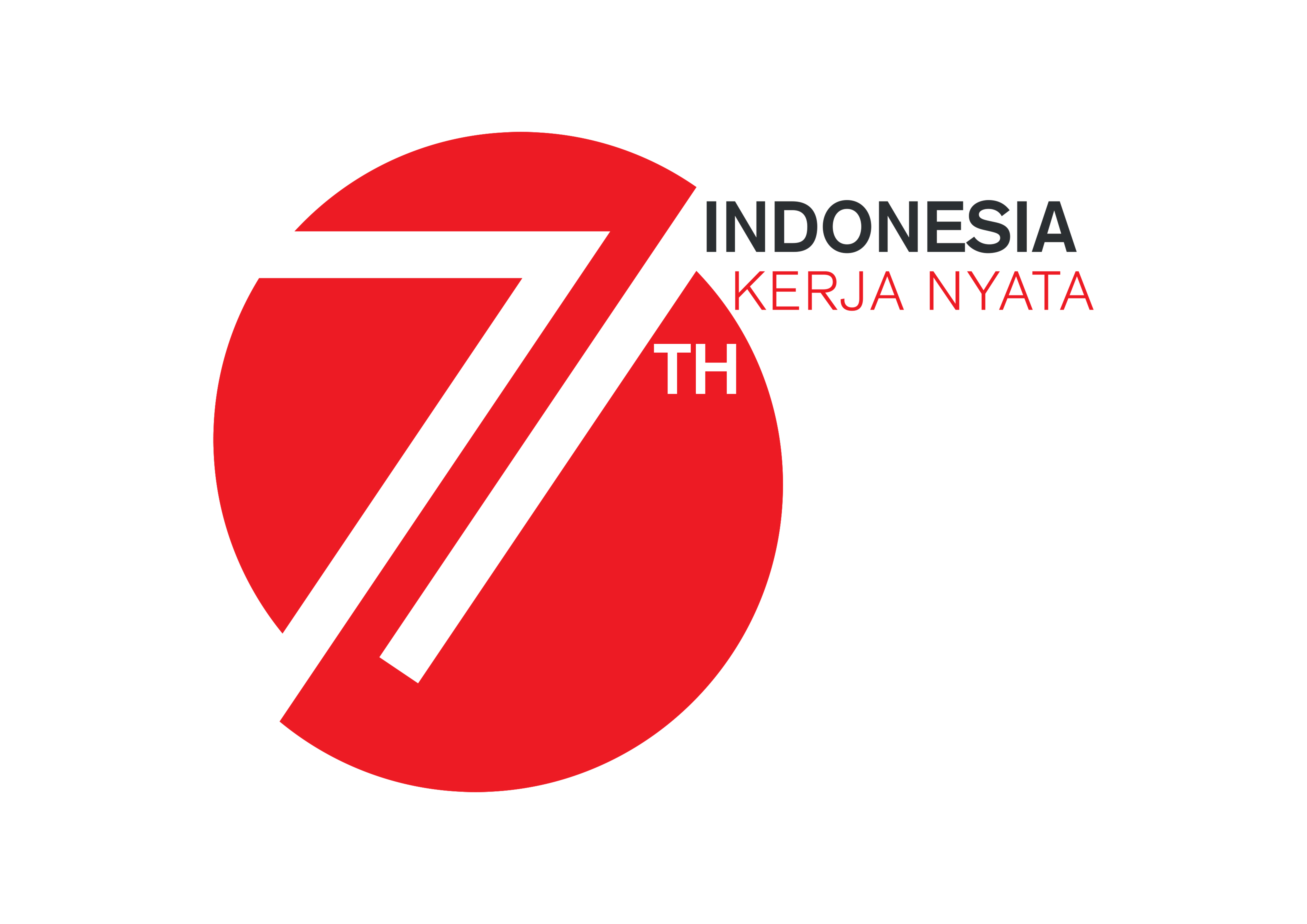 Logo Peringatan Hari Ulang Tahun ke-71 Kemerdekaan 